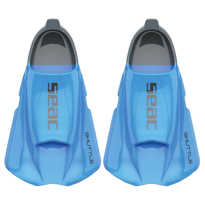 Aletas de natación Shuttle Flex Azul Claro-Gris Talla 34-35 Seac 71-51AZG-34-35