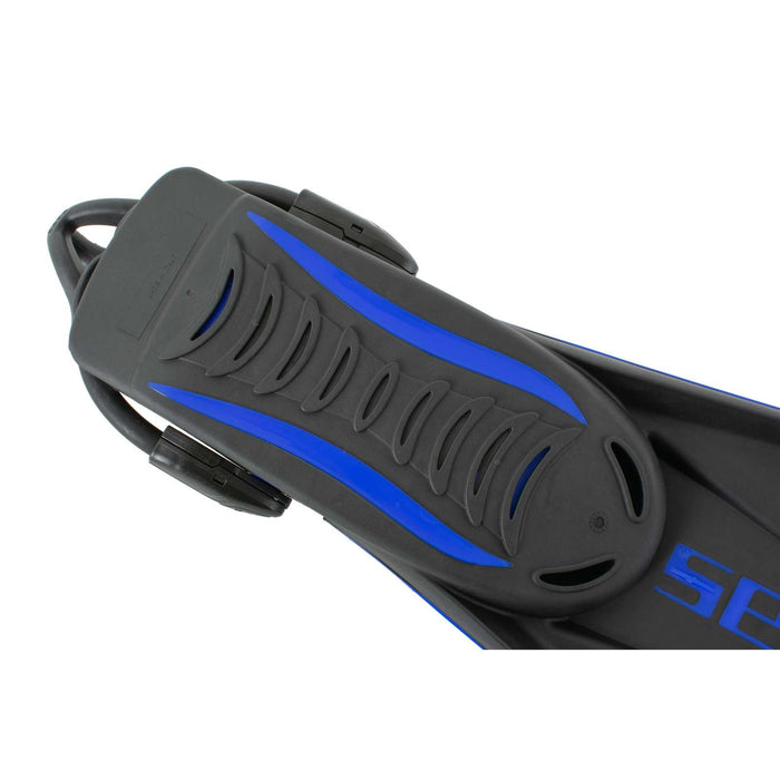 Aletas de buceo U-1000 Azul S-M ~ 37-39 Seac 71-55B-S-M