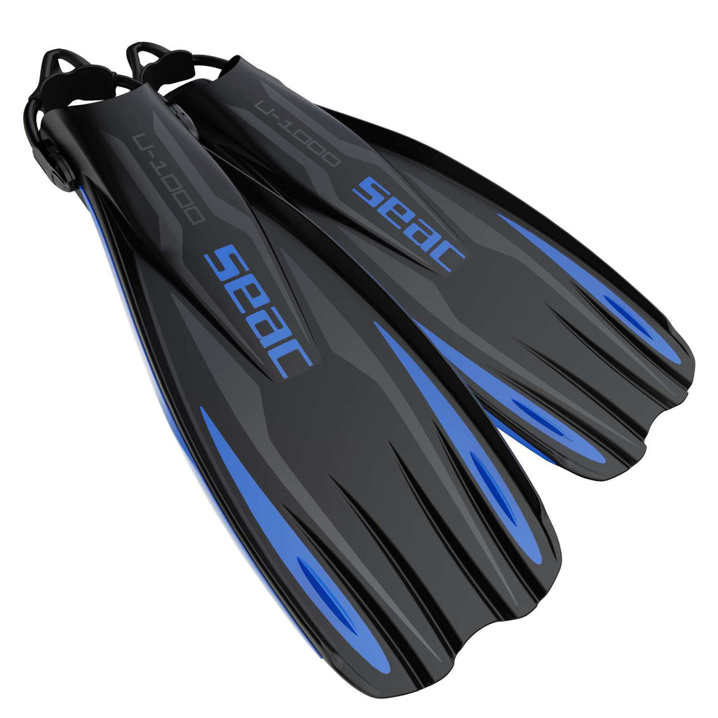Aletas de buceo U-1000 Azul XL-XXL ~ 46-48 Seac 71-55B-XL-XXL