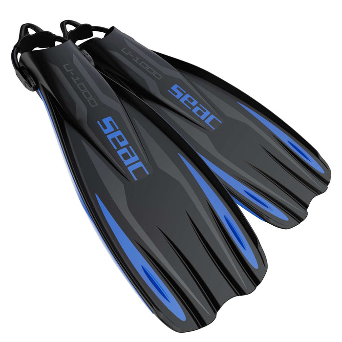Aletas de buceo U-1000 Azul XL-XXL ~ 46-48 Seac 71-55B-XL-XXL