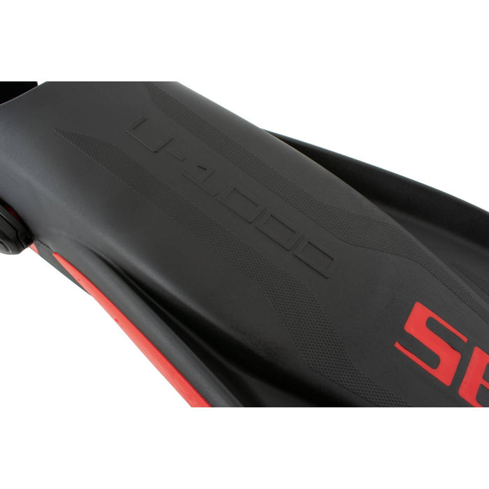 Aletas de buceo U-1000 Roja L-XL ~ 43-45 Seac 71-55R-L-XL