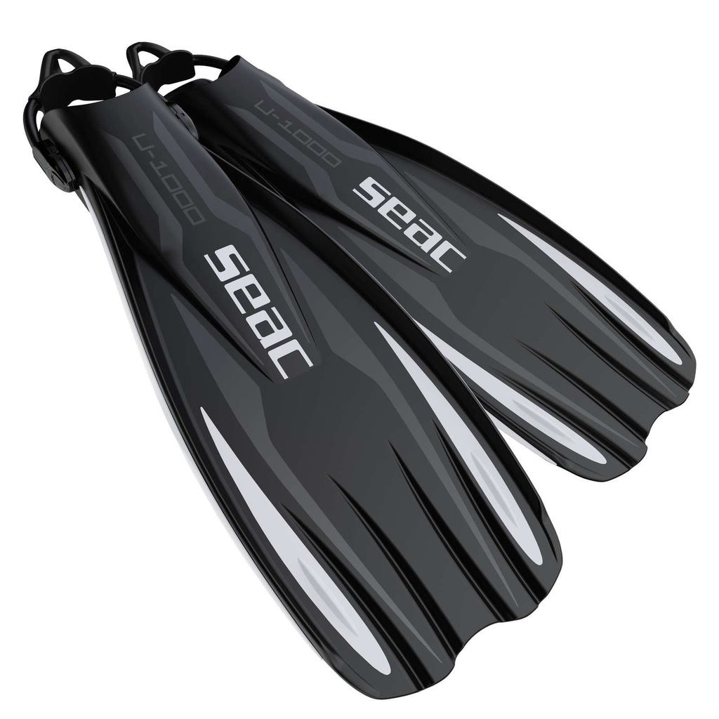 Aletas de buceo U-1000 Blancas XS-S ~ 34-36 Seac 71-55W-XS-S