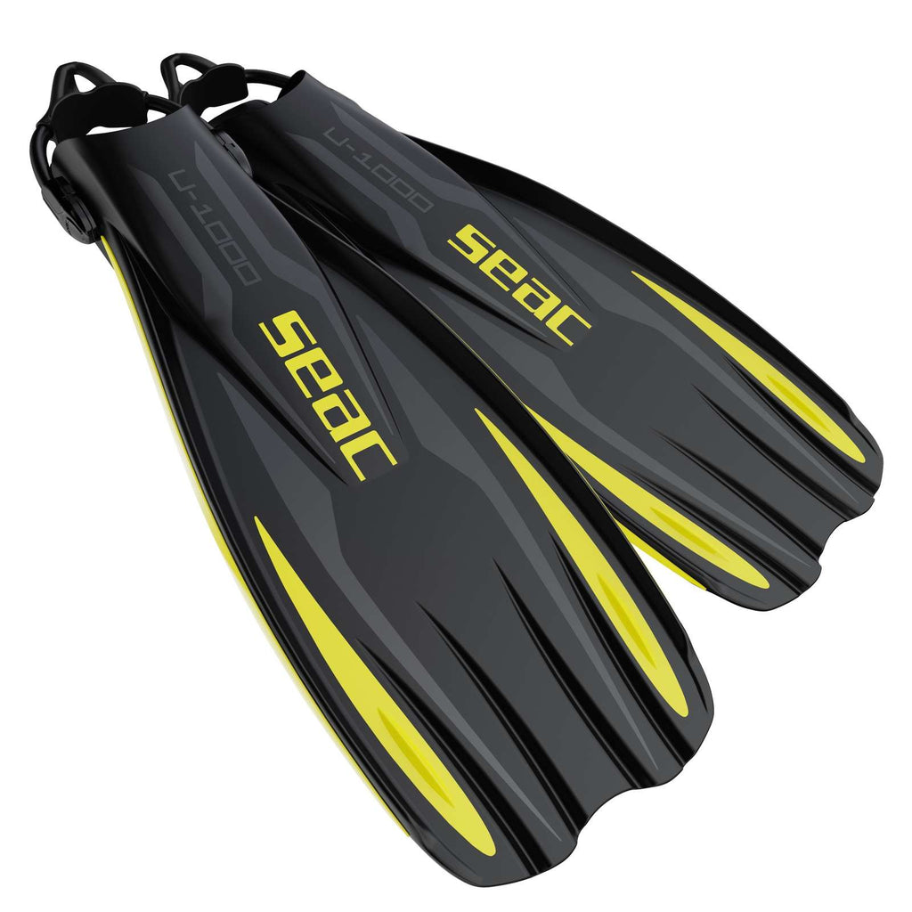 Aletas de buceo U-1000 Amarillas L-XL ~ 43-45 Seac 71-55Y-L-XL
