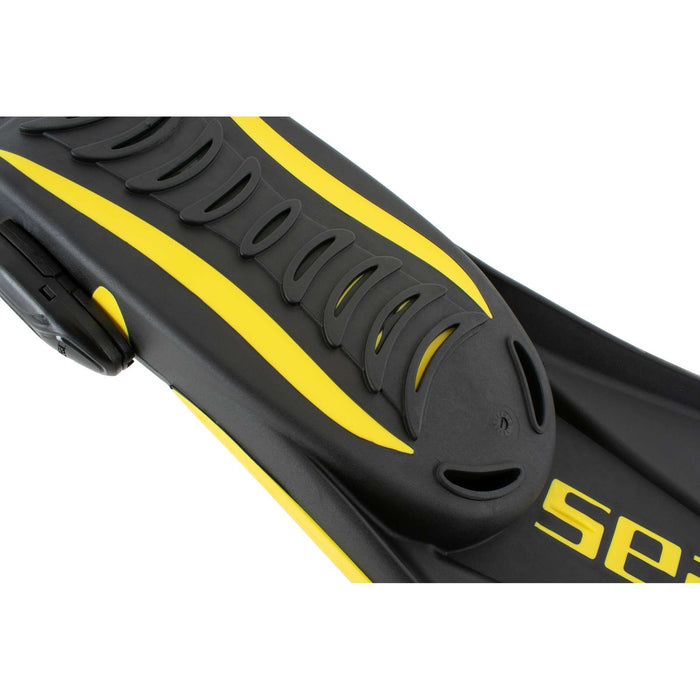 Aletas de buceo U-1000 Amarillas L-XL ~ 43-45 Seac 71-55Y-L-XL