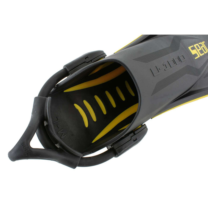 Aletas de buceo U-1000 Amarillas M-L ~ 40-42 Seac 71-55Y-M-L
