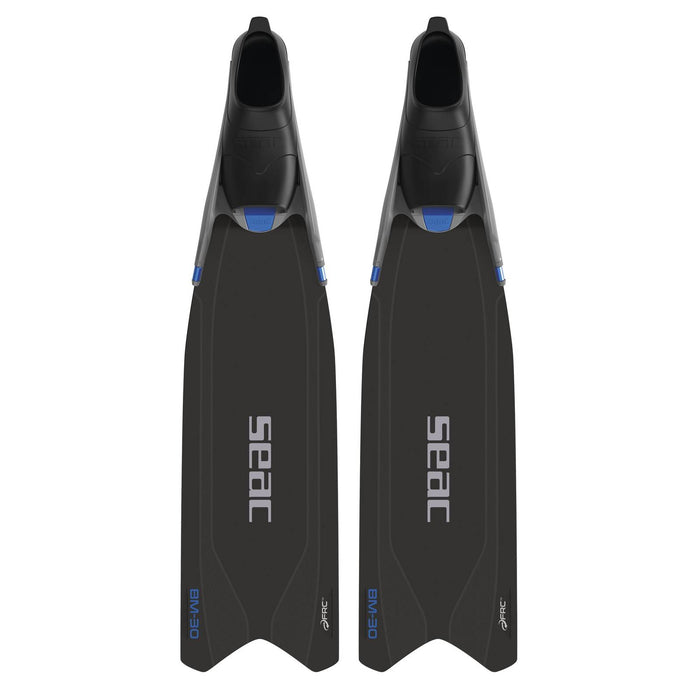 Aletas de apnea y pesca submarina Bm30 Negro-Azul 36-38 Seac 71-56N-36-38
