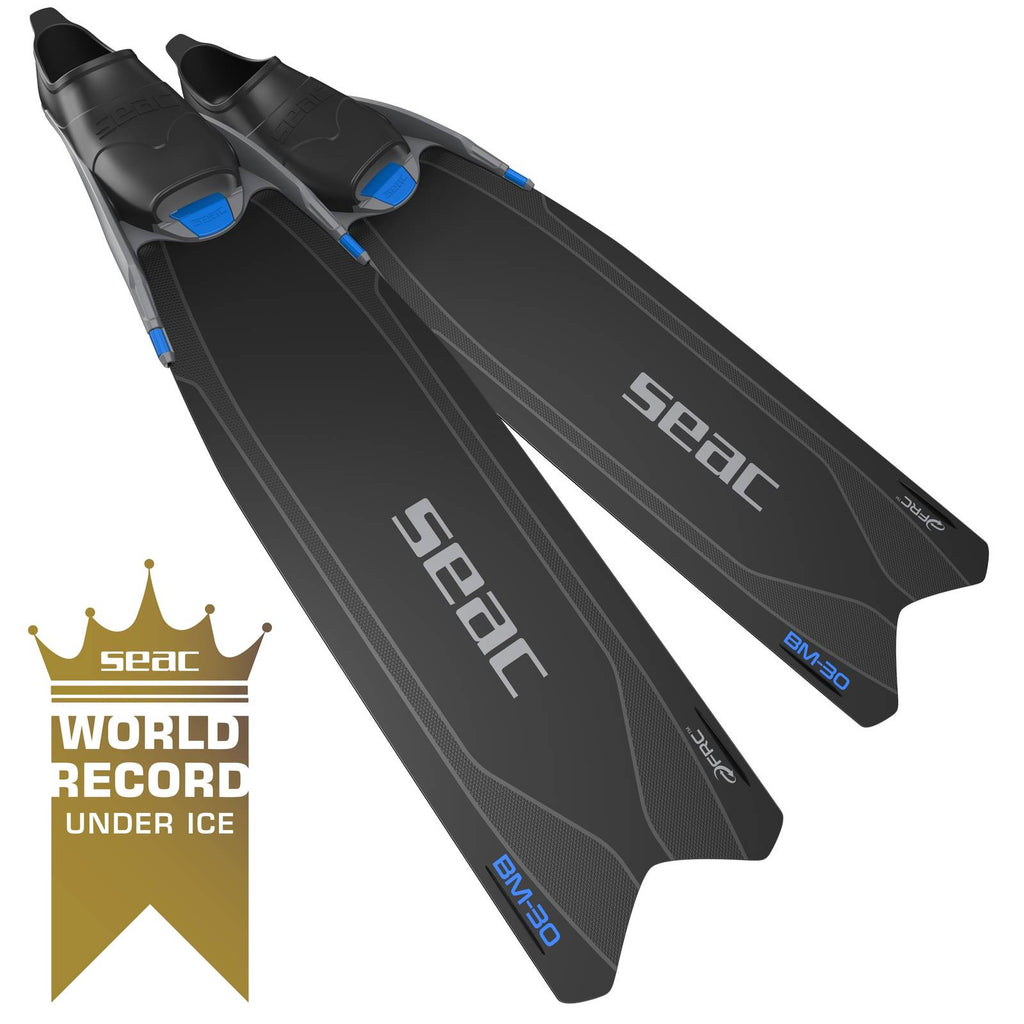Aletas de apnea y pesca submarina Bm30 Negro-Azul 39-40 Seac 71-56N-39-40