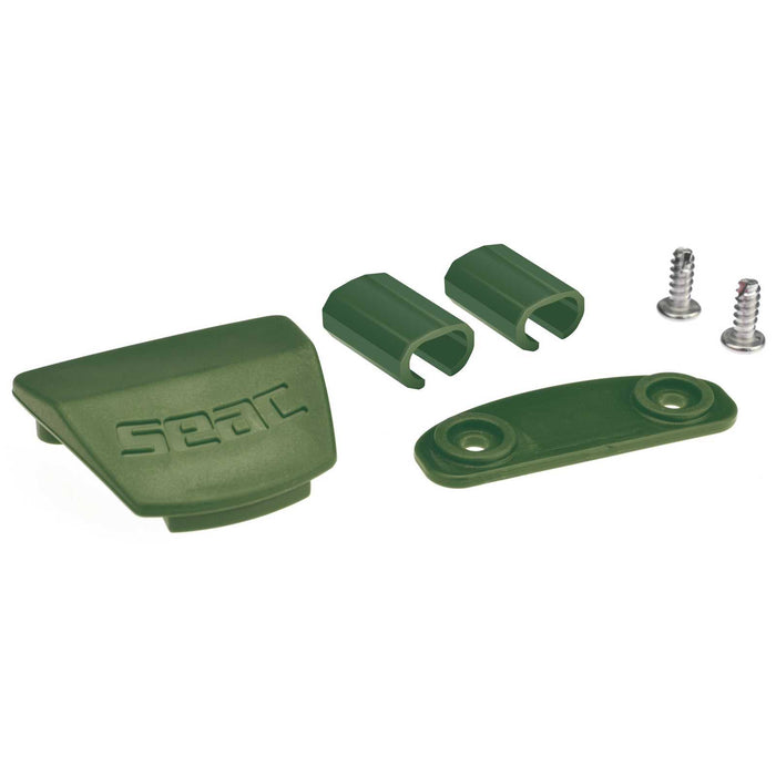 Aletas de apnea y pesca submarina Bm30 Negro-Verde 39-40 Seac 71-56NV-39-40