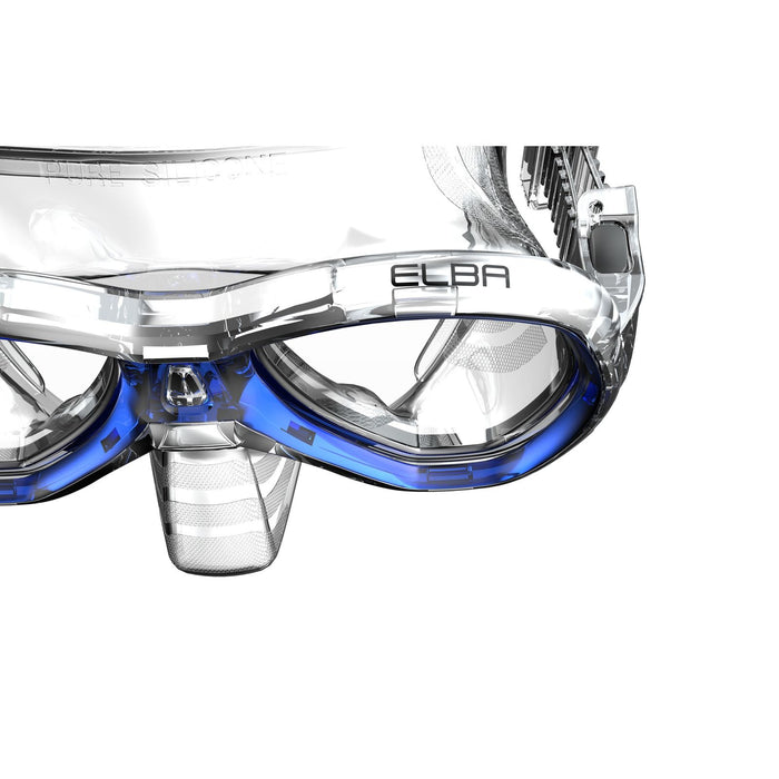 Máscara de Snorkel Elba Claro-Azul Seac 75-41B-SKL