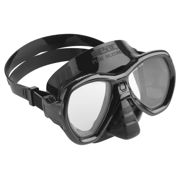 Máscara de Snorkel Elba Negra Seac 75-41N-SBL