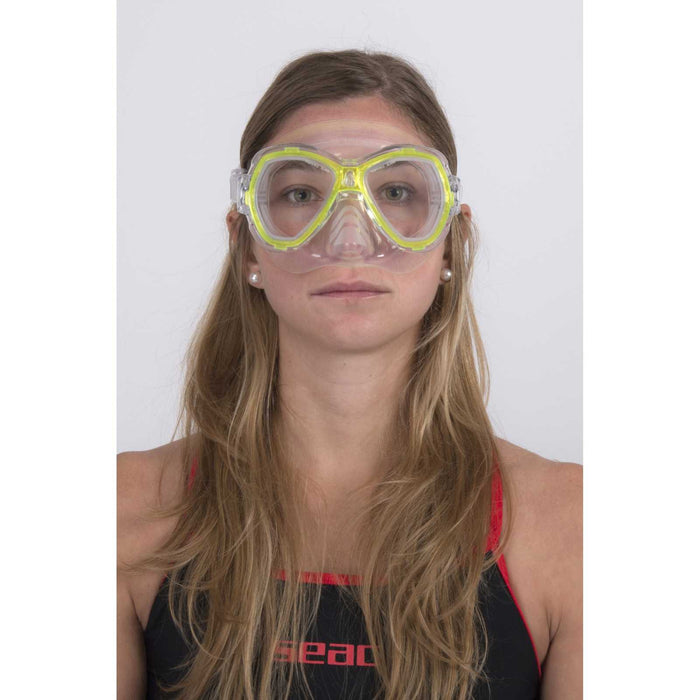 Máscara de Snorkel Elba Claro-Amarillo Seac 75-41Y-SKL