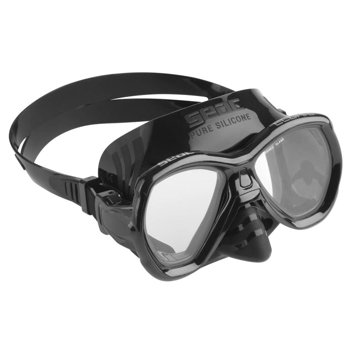 Máscara de snorkel Elba Md Negra Seac 75-42N-SBL