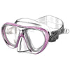 Máscara de snorkel Procida Slt Claro-Rosa Seac 75-46P