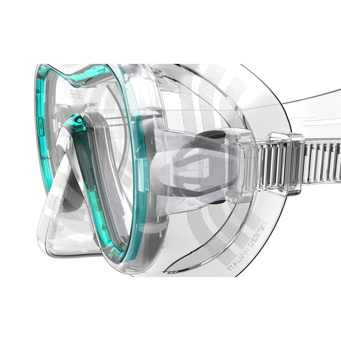 Máscara de snorkel Giglio Claro-Turquesa Seac 75-47A-SKL