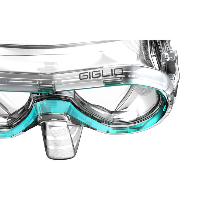 Máscara de snorkel Giglio Claro-Turquesa Seac 75-47A-SKL