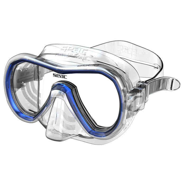 Máscara de snorkel Giglio Claro-Azul Seac 75-47B-SKL