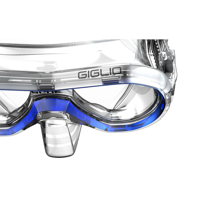 Máscara de snorkel Giglio Claro-Azul Seac 75-47B-SKL