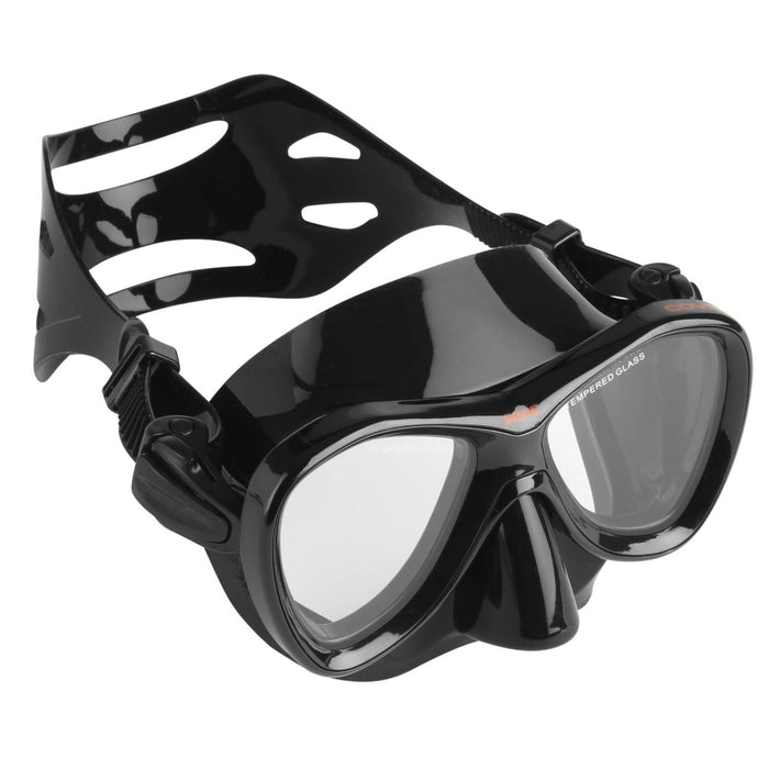 Máscara de apnea y pesca submarina Cove Negro-Rojo Seac 75-58N-SBL