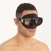Máscara de snorkel de buceo Extreme 50 Negra-Negro Seac 75-65N-SBL