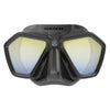 Máscara de Freediving y Spearfishing Eagle Lentes Espejadas Negras-Amarillas Seac 75-66NY-SBL-LS