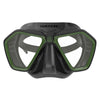 Máscara de Freediving y Spearfishing Eagle Negra-Verde Seac 75-66V-SBL