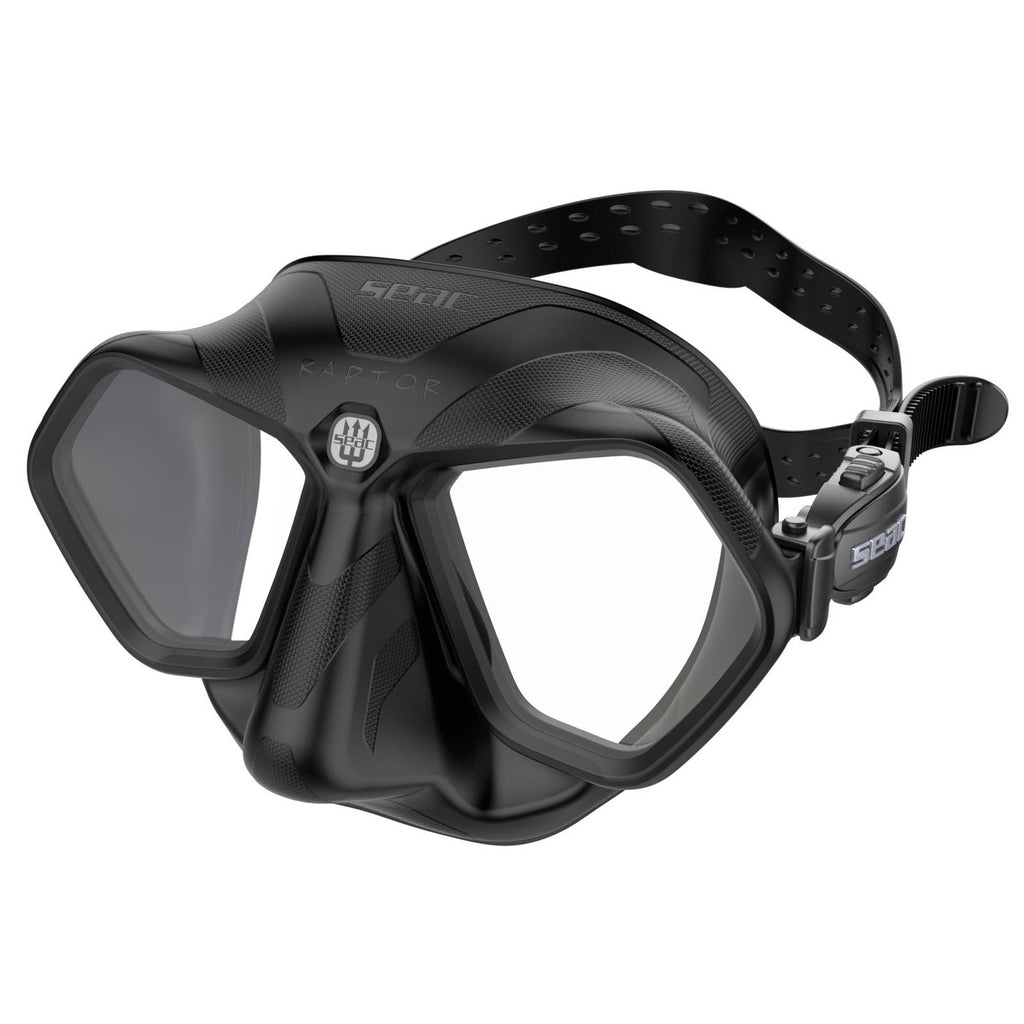 Máscara de Apnea y Pesca Submarina Raptor Negro Seac 75-68N-SBL
