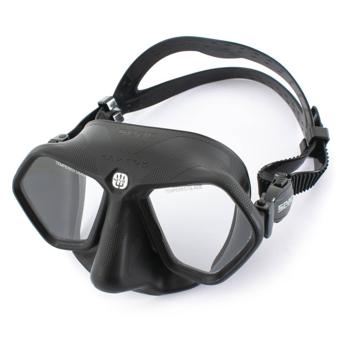 Máscara de Apnea y Pesca Submarina Raptor Negro Seac 75-68N-SBL