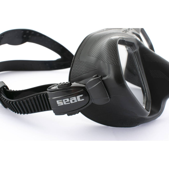 Máscara de Apnea y Pesca Submarina Raptor Negro Seac 75-68N-SBL