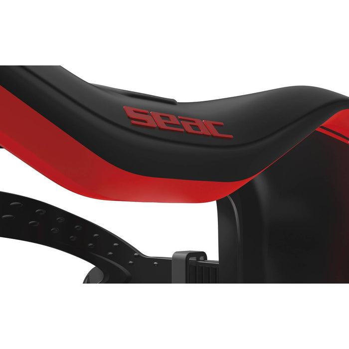 Máscara de Buceo Icona Negra-Roja Seac 75-69NR-SBL