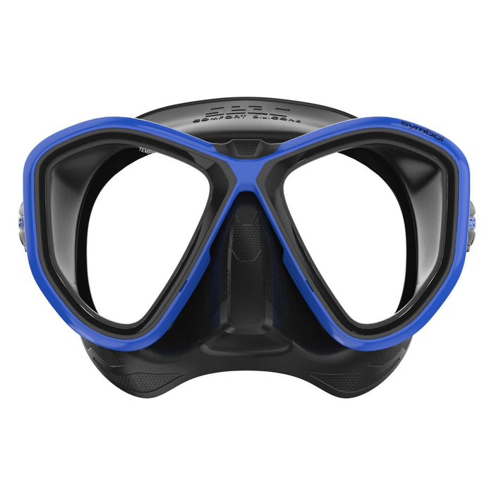 Máscara de Buceo Symbol Negra-Azul Seac 75-70B-SBL