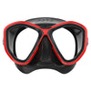 Máscara de Buceo Symbol Negra-Roja Seac 75-70R-SBL