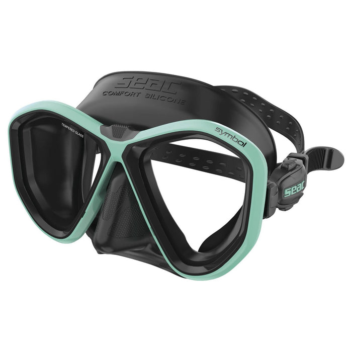 Máscara de Buceo Symbol Asian Fit Negra-Tiffany Seac 75-72TI-SBL