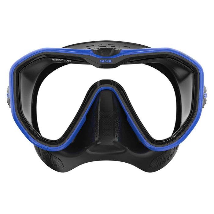 Máscara de Buceo Appeal Negra-Azul Seac 75-73B-SBL