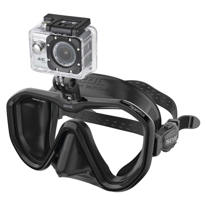 Máscara de buceo Appeal Asian Fit Pro Negra Seac 75-76N-SBL