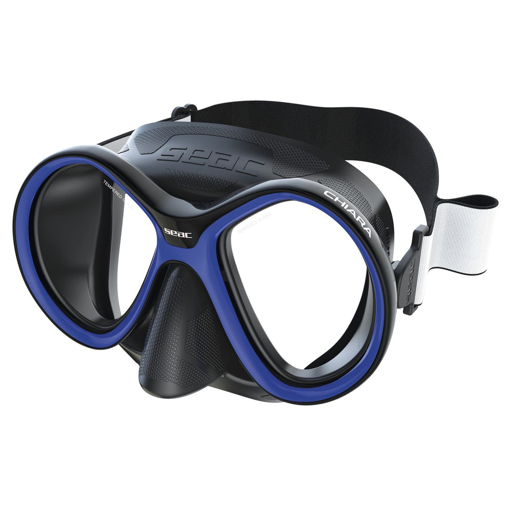 Máscara de buceo Chiara Negro-Azul Seac 75-77B-SBL