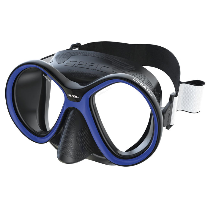 Máscara de buceo Chiara Negro-Azul Seac 75-77B-SBL