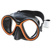 Máscara de buceo Chiara Negro-Naranja Seac 75-77O-SBL