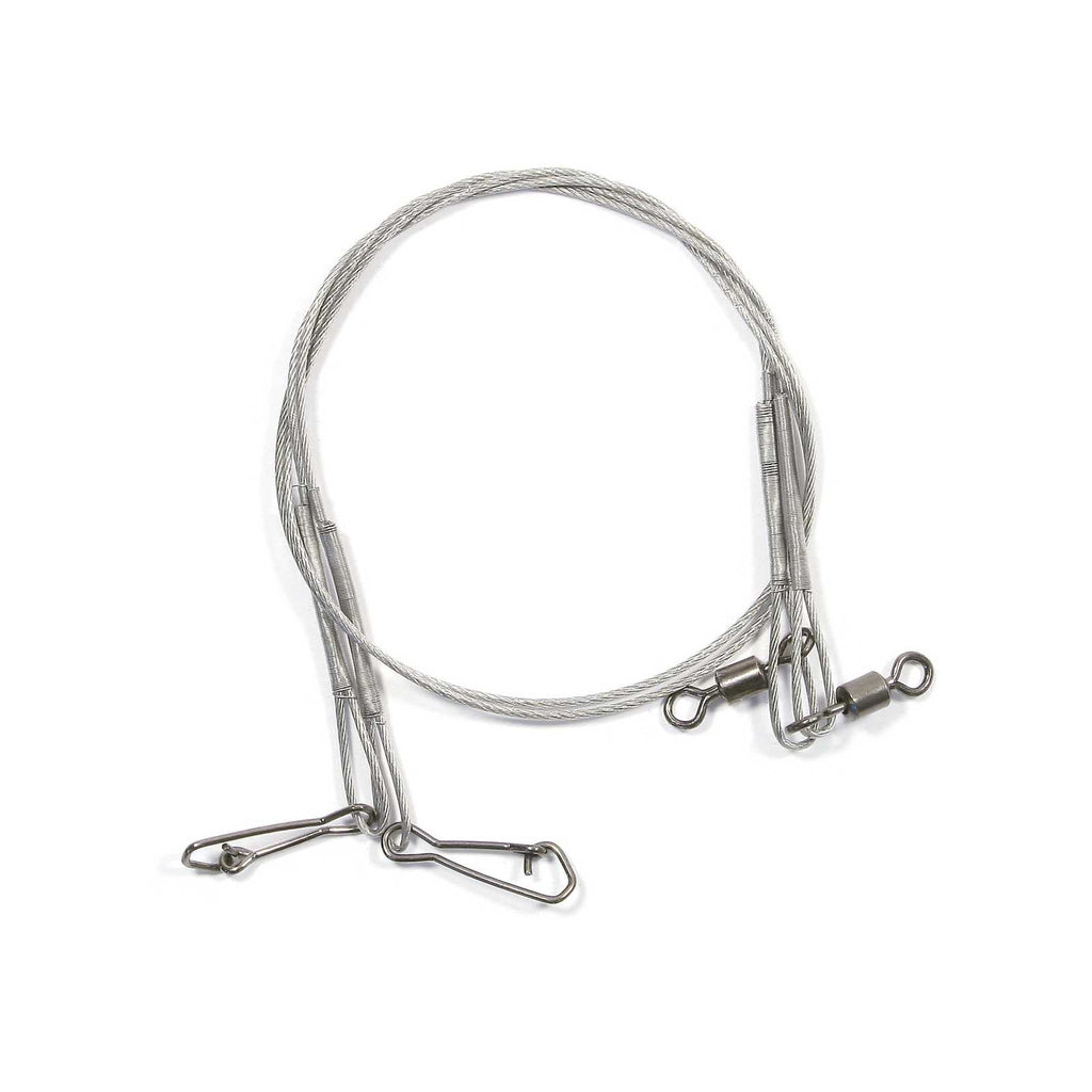 Línea de Acero Con Giratorio y Conector 7x7 25cm 5kg Líneaeffe 7980405