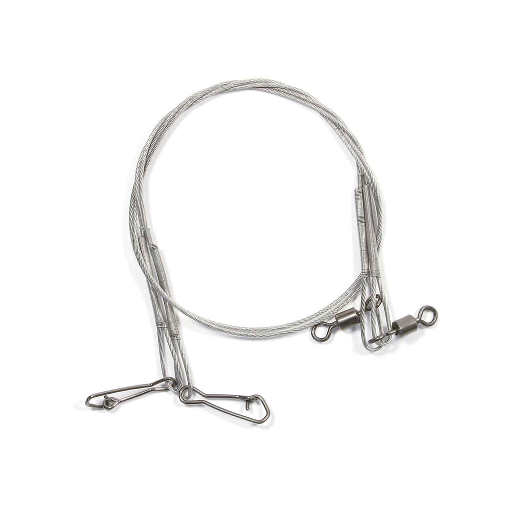 Línea de Acero Con Giratorio y Conector 7x7 30cm 8kg Líneaeffe 7980408