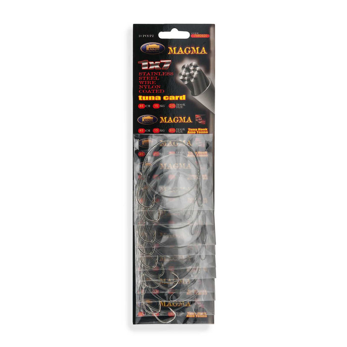 Tarjeta de Acero para Atún Sin Giratorio 1x7 45cm 10kg Tamaño 2 Líneaeffe 7980902