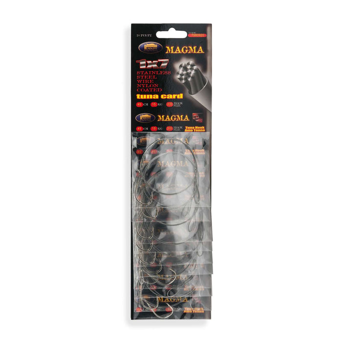 Tarjeta de Acero para Atún Sin Giratorio 1x7 40cm 7kg Tamaño 4 Líneaeffe 7980904
