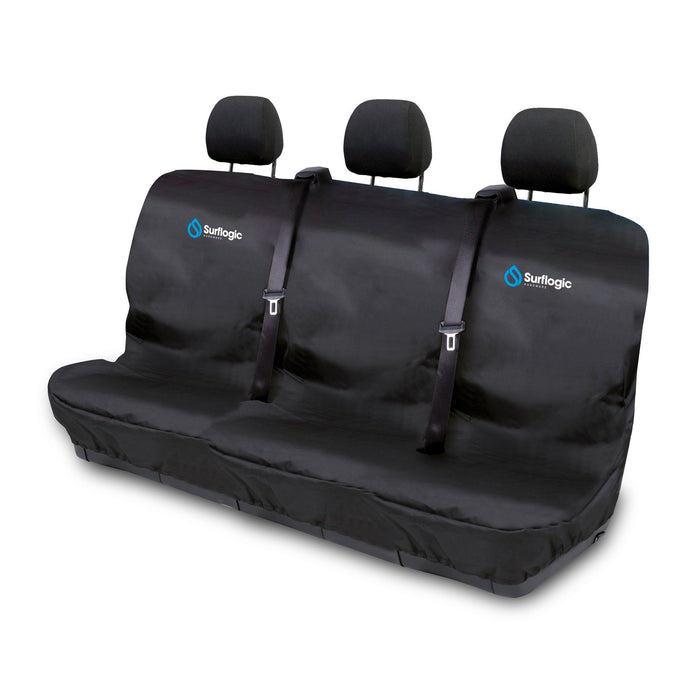 Funda de asiento de coche impermeable triple negro Surflogic 80506