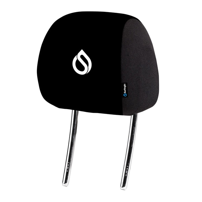 Funda de reposacabezas de coche negra Surflogic 80508