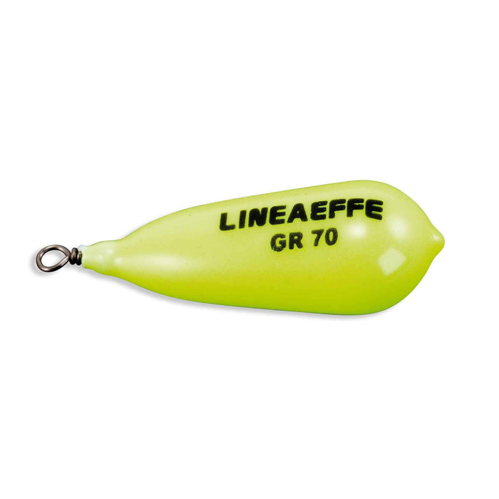 Plomo Pera de Pesca Con Giratorio Amarillo 3g Lineaeffe 8101003