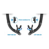 Snorkel de buceo Reverse Dry Black-Lilac Seac 84-38LL-SBL