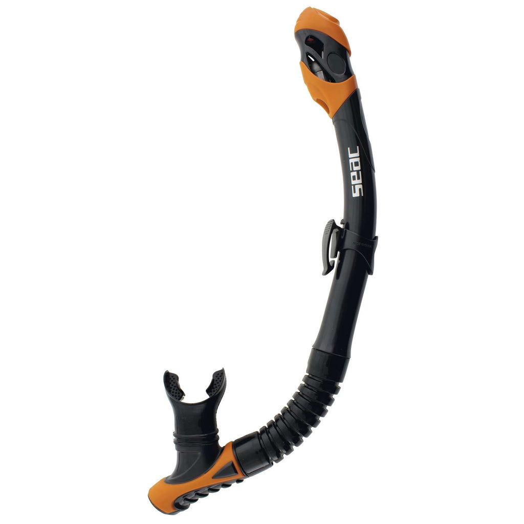 Esnórquel de Buceo Snorkeling Reverse Dry Negro-Naranja Seac 84-38O-SBL
