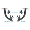 Snorkel de buceo Reverse Dry Black-Red Seac 84-38R-SBL