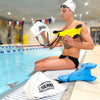 Paracaídas para Flotador de natación Pullbuoy Swim Wings Blanco Seabike 854042