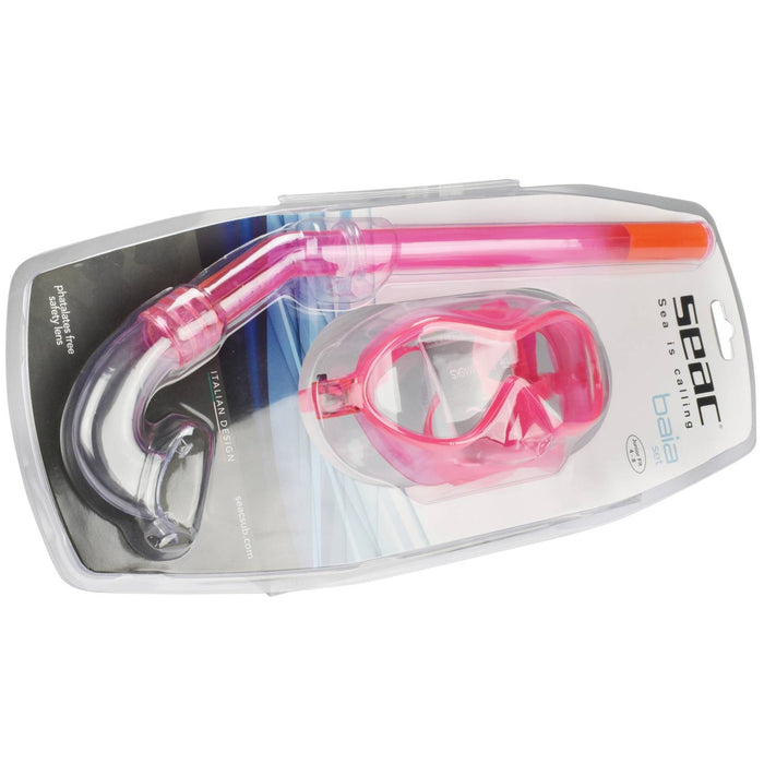 Kit de Esnórquel Baia Slt Z Piccolo Niños Rosa Seac 89-28P
