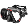 Máscara de Buceo Iena Negro-Rojo Seac 9239NR